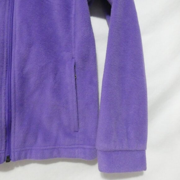 COLUMBIA SPORTSWEAR | medium (10/12) | Soft & Comfy Purple Fleece Zip-Up Jacket - Picture 9 of 15